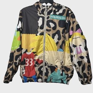 Members Only Nickelodeon Rugrats Allover Print Windbreaker Jacket 2022 Katakana